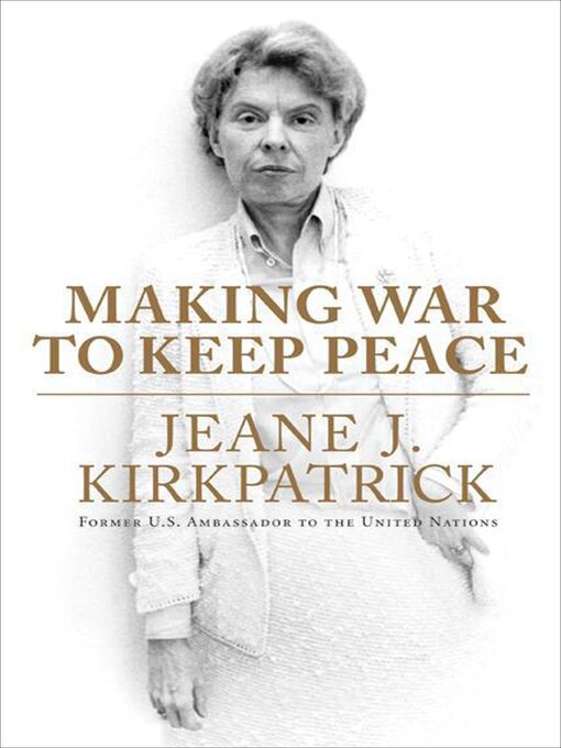 Cover image for Making War to Keep Peace